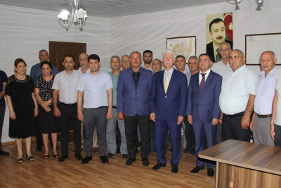 Rafiq Cəlilov Cəlilabad Suvarma Sistemləri İdarəsinin kollektivi ilə görüşüb