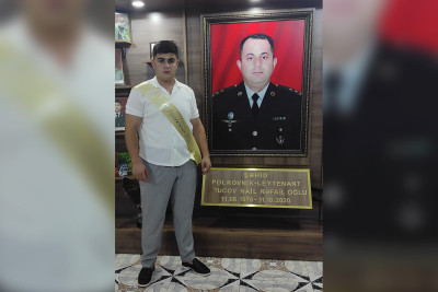 Şəhid Nail Orucovun oğlu məzun oldu
