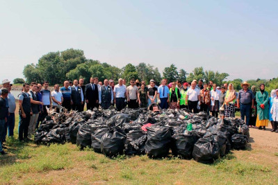 Lənkərançayın sahilində təmizlik aksiyası keçirilib