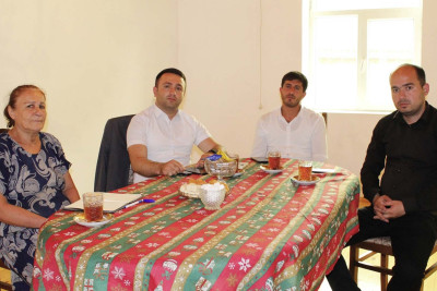 Masallıda Vətən müharibəsi qazisi ziyarət olunub