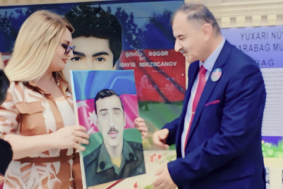 Şəhid Vüsal Kazımovun xatirəsi əbədiləşdirilib