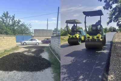 Masallının iki kəndinin yolları təmir olunur