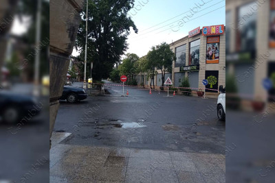 Lənkəranın daha bir mərkəzi küçəsi təmirə bağlanıb