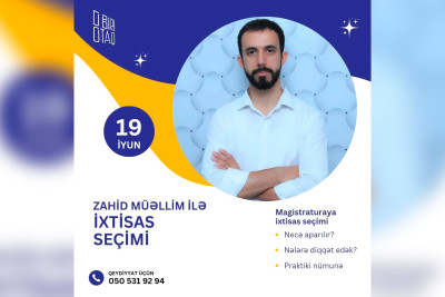Lənkəranda magistraturaya ixtisas seçimi ilə bağlı təlim keçiriləcək