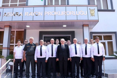 Baş prokuror Kamran Əliyev Astarada vətəndaşları qəbul edib