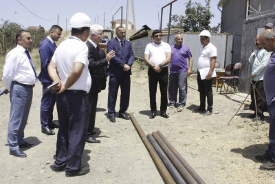 Cəlilabad rayonunda qazlaşma davam edir