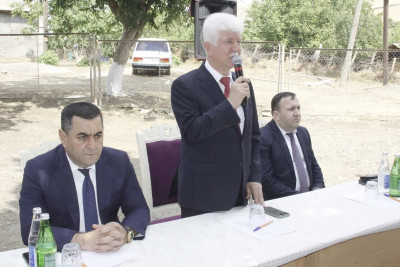 Rafiq Cəlilov Albalan kənd sakinləri ilə görüşüb