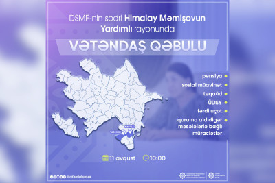 Yardımlıda vətəndaş qəbulu keçiriləcək