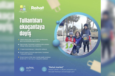 Masallıda “Tullantıları ekoçantaya dəyiş” aksiyası keçiriləcək