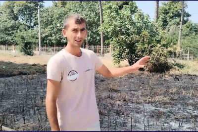 Masallı sakini ehtiyatsızlıqdan yanğın törədib