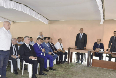 Araz Əhmədov I Səmədxanlı kənd sakinləri ilə görüşüb