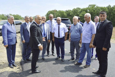 Araz Əhmədov Təklə və Təzə Alvadı ərazilərində görülmüş işlərlə tanış olub
