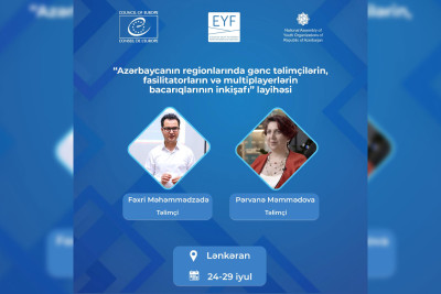 Lənkəran və ətraf regionların təlimçiləri üçün layihə başlanılır