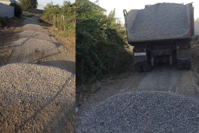 Cəlilabad: Muğan kəndinin yolları təmir edilir