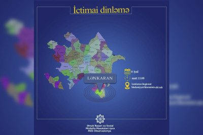 Lənkəranda ictimai dinləmə keçiriləcək