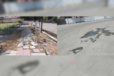 Astaranın mərkəzi prospektinin vəziyyəti sakinləri narahat edir