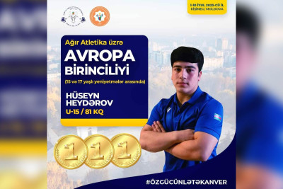 Lənkəranlı idmançı Moldovada üç qızıl medal qazanıb