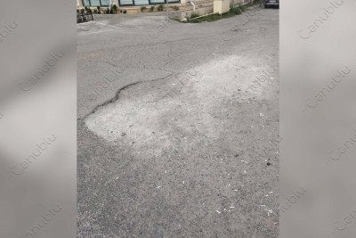 Lənkəranda əmələ gəlmiş çuxur qəzalara səbəb olur