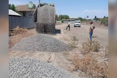 Cəlilabadın Maşlıq və Söyüdlü kəndlərində kənddaxili yollar təmir olunur