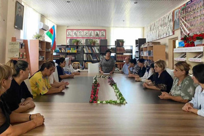 Masallıda “Vətənin sərhədləri etibarlı əllərdədir” mövzusunda tədbir baş tutub