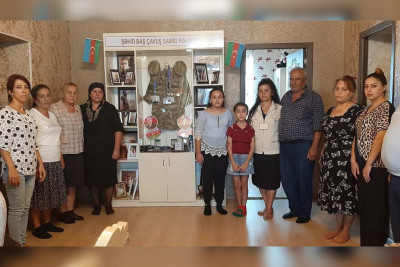 Astarada şəhid ailəsi ziyarət olunub