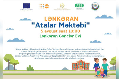 Lənkəranda “Atalar Məktəbi” layihəsi baş tutacaq