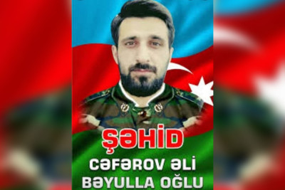 Bu gün şəhid Əli Cəfərovun mövlud günüdür