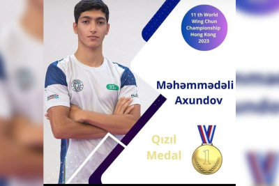 Astaralı idmançımız Dünya çempionudur