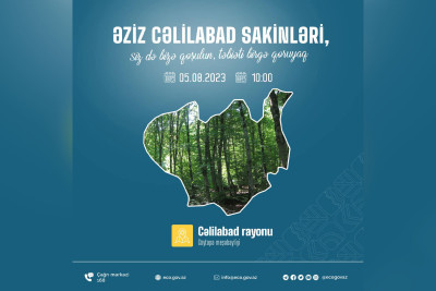 Cəlilabadda təmizlik aksiyası keçiriləcək