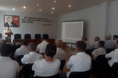 “Yanğınsöndürmə manqalarının komandirləri” kateqoriyası üzrə kurs keçirilib
