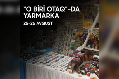 “O biri otaq”da yarmarka baş tutacaq
