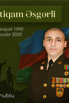 Bu gün şəhid İntiqam Əsgərlinin mövlud günüdür