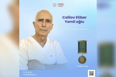 Astaralı həkim “Tərəqqi” medalına layiq görülüb