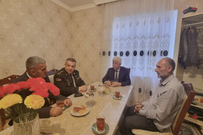 Rafiq Cəlilov şəhid ailələrini ziyarət edib