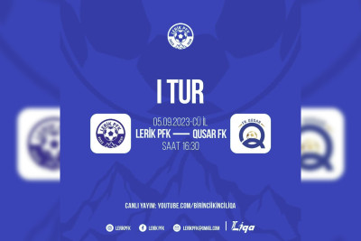 II Liqada “Lerik” PFK "Qusar" futbol klubu ilə qarşılaşacaq