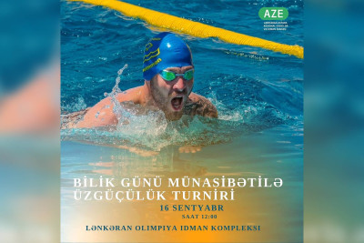 Lənkəranda Bilik Gününə həsr olunmuş üzgüçülük turniri keçiriləcək