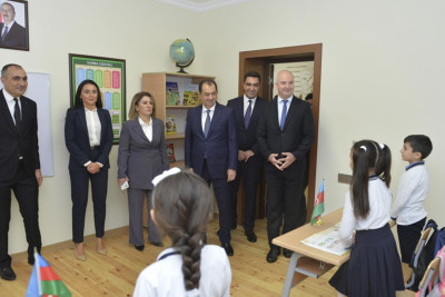 Lənkəran şəhər 1 nömrəli tam orta məktəbi istifadəyə verilib