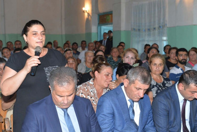 Taleh Qaraşovun Balıqçılar qəsəbəsində sakinlərlə görüşü baş tutub