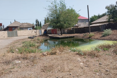 Lənkəranın Göyşaban kəndində yerləşən üstüaçıq kanal sakinləri narahat edir