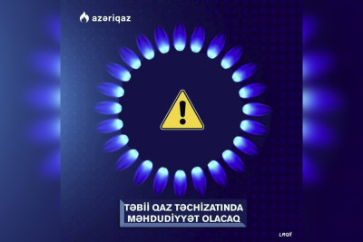Masallı şəhərinin bir hissəsində qaz olmayacaq
