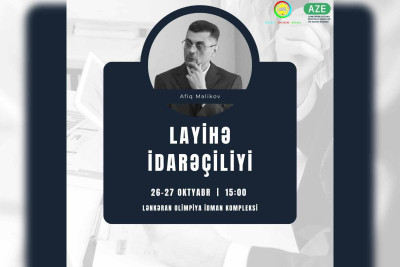 Lənkəranda layihə idarəçiliyi mövzusunda təlim keçiriləcək