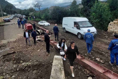 Astara: qəzalı vəziyyətə düşmüş körpünün yerləşdiyi ərazidə hərəkət bərpa olunub