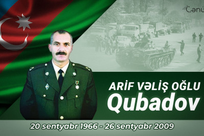 Birinci Qarabağ müharibəsində döyüşən Arif Qubadovun anım günüdür