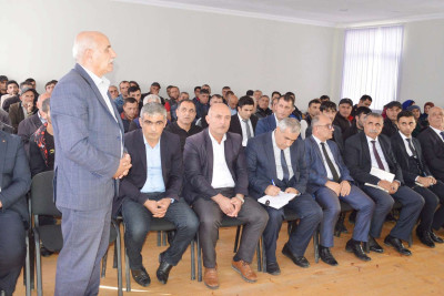 Qəzənfər Ağayev Hamoşam kəndinin sakinləri ilə görüş keçirib
