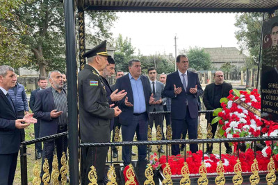 Lənkəranda şəhidlərin məzarları ziyarət olunub