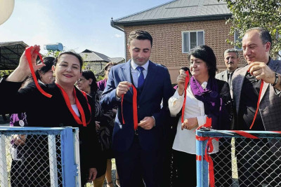 Masallının Hişkədərə kəndində tikiş sexi açılıb