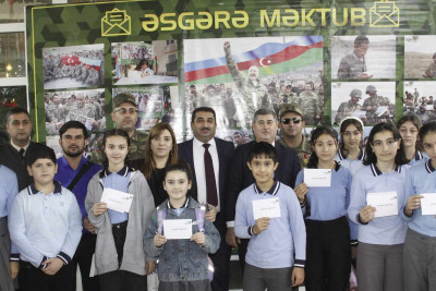 Cəlilabadda "Əsgərə məktub" layihəsi çərçivəsində tədbir keçirilib