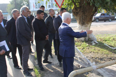 Rafiq Cəlilov Göytəpə şəhərində aparılan işlərlə tanış olub