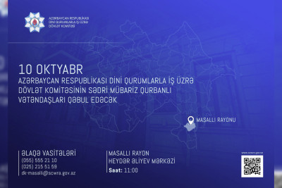 Masallıda DQİDK-nın sədri vətəndaşları qəbul edəcək