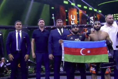 Lənkəranlı idmançı Amin Qasımov qələbə qazanıb